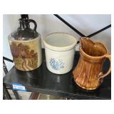 3 Pottery Items