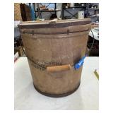 Vintage Nutrine Candy Cardboard Pail