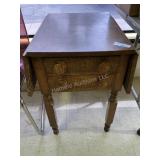 Antique Drop Leaf Side Table - Finish Wear