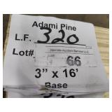 Adami pine base trim 3in x 16ft 320LF