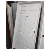 Interior door, 36 in, 6 panel, LH