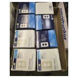 Flat of outlet covers