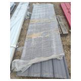 Lot of grey tin siding 38 10ft sheets