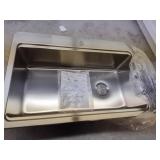 Elkay stainless steel sink 33x21