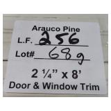 Arauco pine door and window trim 2-1/4x8ft 256LF