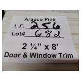 Arauco pine door and window trim 2-1/4x8ft 256LF