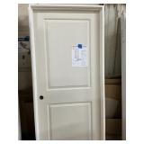 Interior door, 34 In, 2 panel, RH