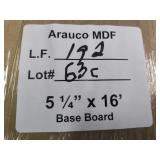 Arauco MDF 5-1/4in x 16ft base board 192LF