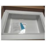 Elkay 30in fireclay farmhouse sink white