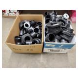 Plastic pipe connectors