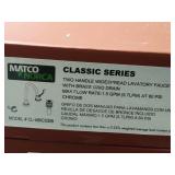 Matco Norca two handle lavatory faucet chrome