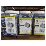 1/2 set screw couplings 3 packs