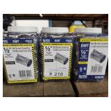 1/2 set screw couplings 3 packs