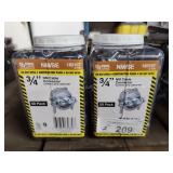 3/4 cable connectors 2 packs