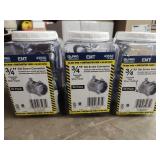 3/4 set screw couplings 3 packs