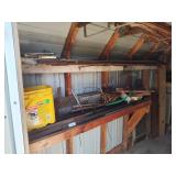 Contents of back shed except marked lots