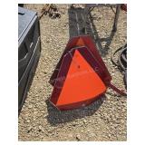 2 caution signs