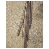 Assorted metal pipe