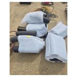 Lot of plastic pipe