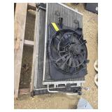 Radiators and fan