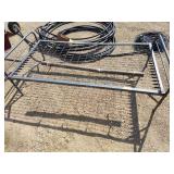 Metal bed and rail