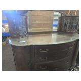 Antique Buffet with mirror