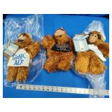 3 Alf hand puppets