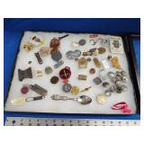 Collection of small items with case