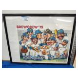 1975 Brewers Mautz Paint poster
