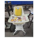 Vintage McDonalds high chair with tray