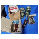Salt and pepper shakers, Portionator and cans