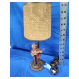 Pressed wood lamp