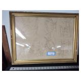 Framed map