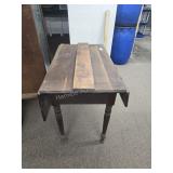 Vintage table, 44x51x28"