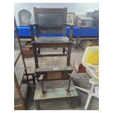 Vintage Shoe Shine Stand