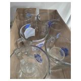 2 boxes beer glasses and pitchers