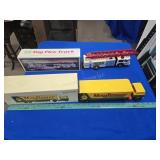 Mayflower and Fire Truck scale models