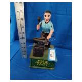John Deere cast iron bank
