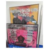 2 Stencil art posters