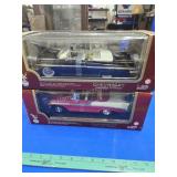 2 die cast cars