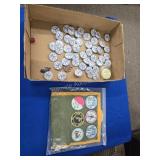Pins and Girl Scout patches