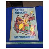 Ronald McDonald coloring book