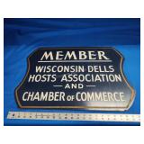 Wisconsin Dells chamber of commerce sign