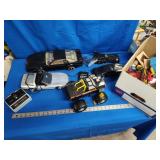 Toy cars and assorted toys