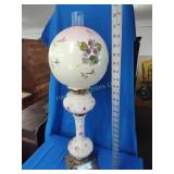 Glass oil lamp