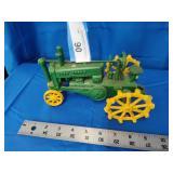 John Deer cast iron tractor