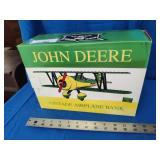 Liberty John Deer vintage airplane bank