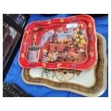 2 Coca Cola TV trays