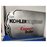 Kohler metal sign