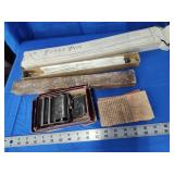 Razor stripper, hydrometer and pipe